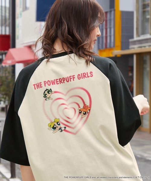 THE POWERPUFF GIRLS】別注 パワーパフ ガールズ グラフィック刺繍半袖