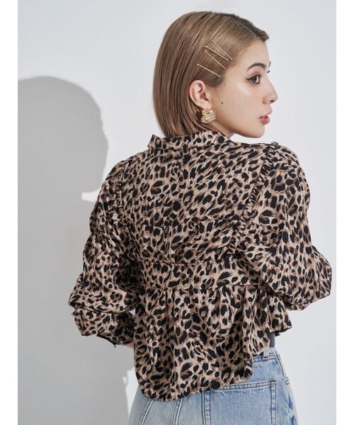 EVRIS（エヴリス）の「ビスチェSETアニマルショートシャツ（シャツ/ブラウス・レディース・ブラック/その他1・FREE）」の7枚目の写真