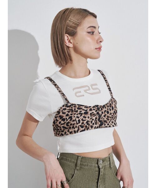 EVRIS（エヴリス）の「ビスチェSETアニマルショートシャツ（シャツ/ブラウス・レディース・ブラック/その他1・FREE）」の10枚目の写真