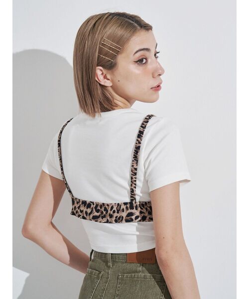 EVRIS（エヴリス）の「ビスチェSETアニマルショートシャツ（シャツ/ブラウス・レディース・ブラック/その他1・FREE）」の11枚目の写真