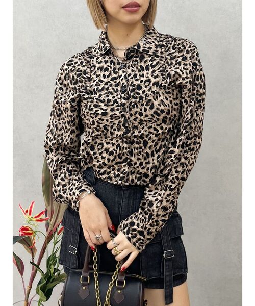 EVRIS（エヴリス）の「ビスチェSETアニマルショートシャツ（シャツ/ブラウス・レディース・ブラック/その他1・FREE）」の14枚目の写真