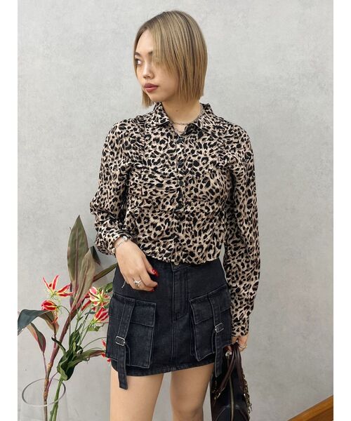 EVRIS（エヴリス）の「ビスチェSETアニマルショートシャツ（シャツ/ブラウス・レディース・ブラック/その他1・FREE）」の15枚目の写真