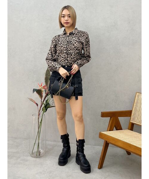 EVRIS（エヴリス）の「ビスチェSETアニマルショートシャツ（シャツ/ブラウス・レディース・ブラック/その他1・FREE）」の16枚目の写真