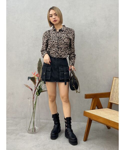 EVRIS（エヴリス）の「ビスチェSETアニマルショートシャツ（シャツ/ブラウス・レディース・ブラック/その他1・FREE）」の17枚目の写真