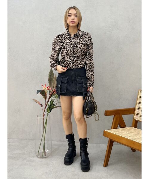 EVRIS（エヴリス）の「ビスチェSETアニマルショートシャツ（シャツ/ブラウス・レディース・ブラック/その他1・FREE）」の18枚目の写真