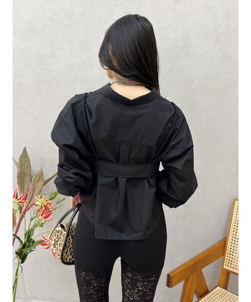 EVRIS（エヴリス）の「ビスチェSETアニマルショートシャツ（シャツ/ブラウス・レディース・ブラック/その他1・FREE）」の22枚目の写真