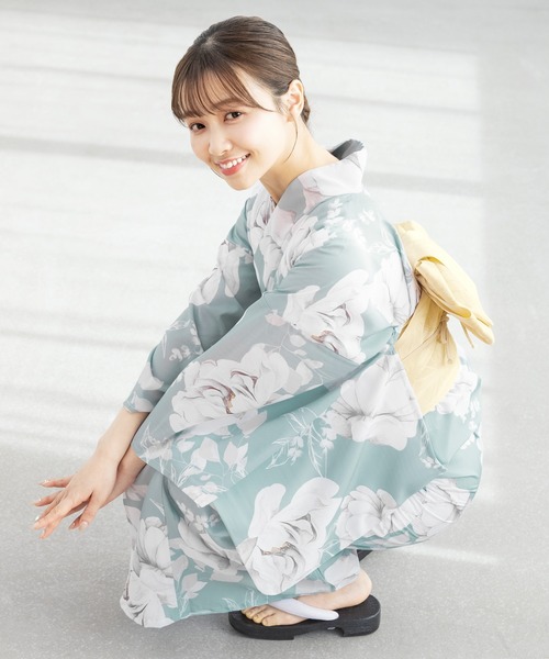 セール】“初心者でもプロの着姿”新二部式 セパレート浴衣3点セット
