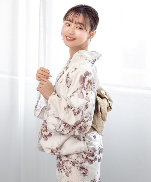 初心者でもプロの着姿”新二部式 セパレート浴衣3点セット（上衣・下衣
