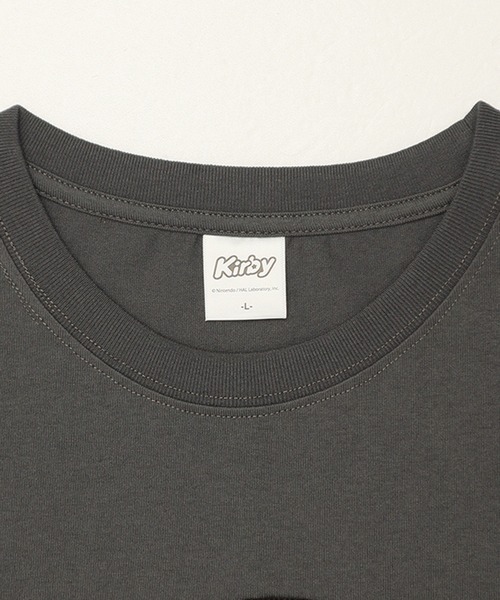 ALWAYS GOOD TIME（オルウェイズグッドタイム）の「【星のカービィ/KIRBY 】天竺 さがら刺繍 半袖Ｔシャツ（Tシャツ/カットソー・レディース・オフホワイト/イエロー/ライラック/スミクロ・M/L）」の5枚目の写真