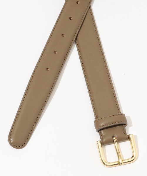 MANUELA（マヌエラ）の「MANUELA スクエアバックルベルト（ベルト・レディース・ブラック/グレー・FREE）」の4枚目の写真