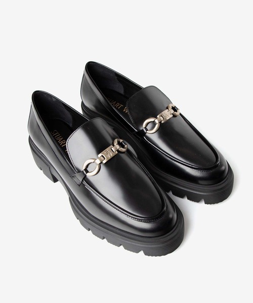 STUART WEITZMAN（スチュアートワイツマン）の「STUART WEITZMAN NOLITA SW SIGNATURE LOAFER スチュアート・ワイツマン ノリータ シグニチャー ローファー（ローファー・レディース・バーガンディー/ブラック・36.5/37/37.5/35.5/36/35）」の10枚目の写真