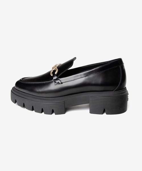 STUART WEITZMAN（スチュアートワイツマン）の「STUART WEITZMAN NOLITA SW SIGNATURE LOAFER スチュアート・ワイツマン ノリータ シグニチャー ローファー（ローファー・レディース・バーガンディー/ブラック・36.5/37/37.5/35.5/36/35）」の11枚目の写真