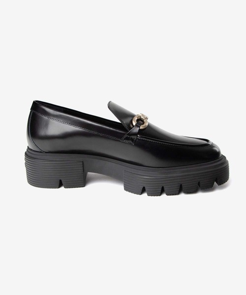 STUART WEITZMAN（スチュアートワイツマン）の「STUART WEITZMAN NOLITA SW SIGNATURE LOAFER スチュアート・ワイツマン ノリータ シグニチャー ローファー（ローファー・レディース・バーガンディー/ブラック・36.5/37/37.5/35.5/36/35）」の12枚目の写真