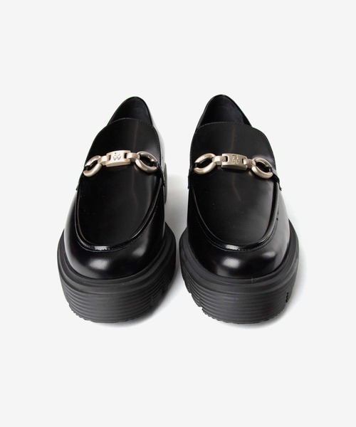 STUART WEITZMAN（スチュアートワイツマン）の「STUART WEITZMAN NOLITA SW SIGNATURE LOAFER スチュアート・ワイツマン ノリータ シグニチャー ローファー（ローファー・レディース・バーガンディー/ブラック・36.5/37/37.5/35.5/36/35）」の13枚目の写真