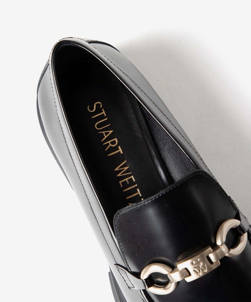 STUART WEITZMAN（スチュアートワイツマン）の「STUART WEITZMAN NOLITA SW SIGNATURE LOAFER スチュアート・ワイツマン ノリータ シグニチャー ローファー（ローファー・レディース・バーガンディー/ブラック・36.5/37/37.5/35.5/36/35）」の18枚目の写真