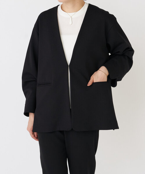 ノーカラージャケット（ノーカラージャケット）｜LIVETART