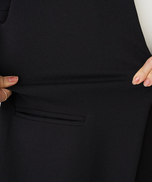 LIVETART(リヴェタート)の「ノーカラージャケット(ノーカラージャケット・レディース・ブラック/ネイビー・FREE)」の16枚目の写真