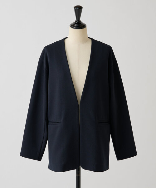 タイムセール未使用タグ付BEARDSLEY LIVETARTノーカラージャケット セール】ノーカラージャケット（ノーカラージャケット）｜LIVETART