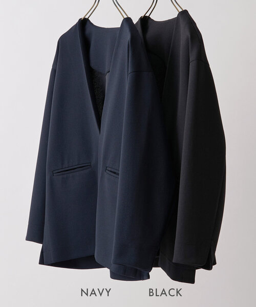 ノーカラージャケット（ノーカラージャケット）｜LIVETART