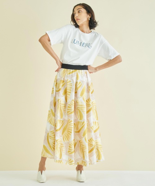 Settimissimo(セッティミッシモ)の「スタッズ ミックス 刺繍 ロゴ Tシャツ(Tシャツ/カットソー・レディース・ブラック/オフホワイト/ベージュ・FREE)」の11枚目の写真
