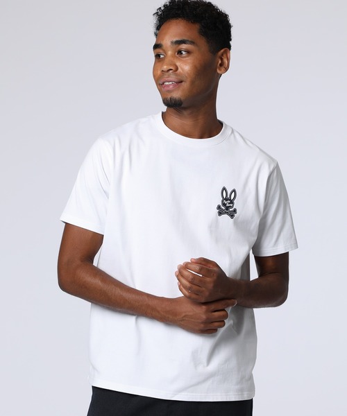 Psycho Bunny - coco 中古 サイコバニー Psycho Bunny メンズ 半袖シャツ L 白 ホワイト クルーネックT Psycho Bunny - coco 中古 サイコバニー Psycho Bunny メンズ