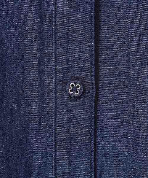 Dessin(デッサン)の「【洗える】リネンブレンドデニム調シャツワンピース(S~L)(ワンピース・レディース・ネイビー/ライトブルー/ブルー・01/02/03)」の15枚目の写真