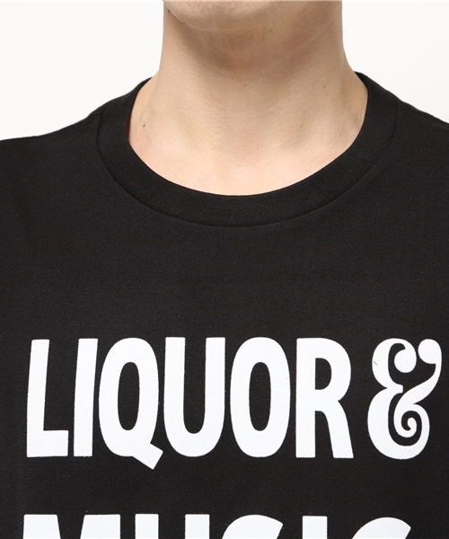 NUMBER (N)INE(ナンバーナイン)の「シャンカールコットンTシャツ_LIQUOR & MUSIC(Tシャツ/カットソー・メンズ・ホワイト/ブラック・2/3/4)」の7枚目の写真
