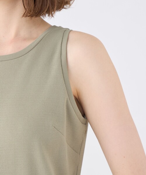 MACPHEE（マカフィー）の「ポリエステルサーマル アメリカンスリーブワンピース（ワンピース・レディース・カーキ/ネイビー・36）」の10枚目の写真