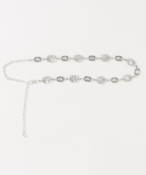 VIBGYOR Women（ヴィブジョー　ウィメン）の「【urge select】エスニックデザイン コンチョ メタル チェーンベルト【6パターン展開】（ベルト・レディース・シルバー系6/シルバー系4/シルバー系2/シルバー系1/シルバー系5/シルバー系3・FREE）」の7枚目の写真