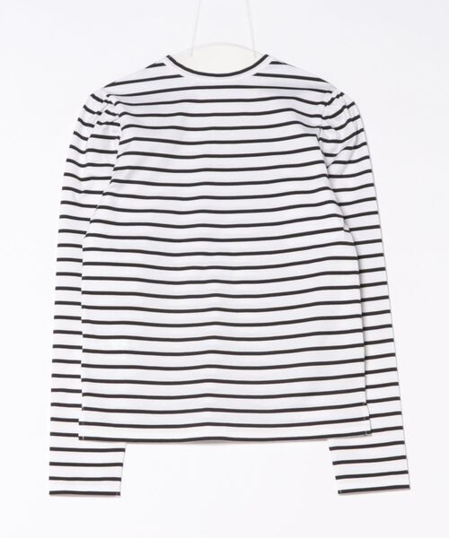 Tiara（ティアラ）の「《別注》【Bilitis dix-sept ans/ビリティス・ディセッタン】カットソー（Tシャツ/カットソー・レディース・ホワイト×ブラック/ホワイト・FREE）」の3枚目の写真