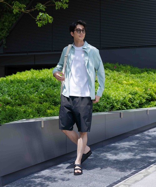 GLOBAL WORK（グローバルワーク）の「汗染み軽減クリーンT/288100（Tシャツ/カットソー・メンズ・ライトグレー/ブラック/ブラウン/オフホワイト・MEDIUM/SMALL/X-LARGE/LARGE）」の18枚目の写真