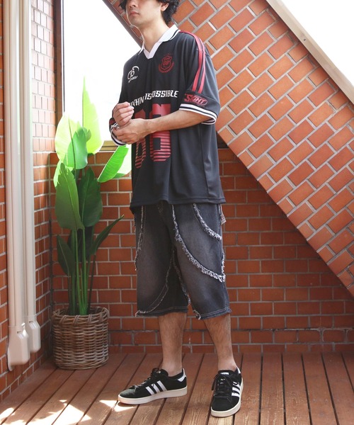 ８(eight)（エイト）の「スポーツデザインサッカーTシャツ（Tシャツ/カットソー・メンズ・ホワイト系その他/ブラック×レッド/レッド系その他/ネイビー系・MEDIUM/LARGE）」の11枚目の写真