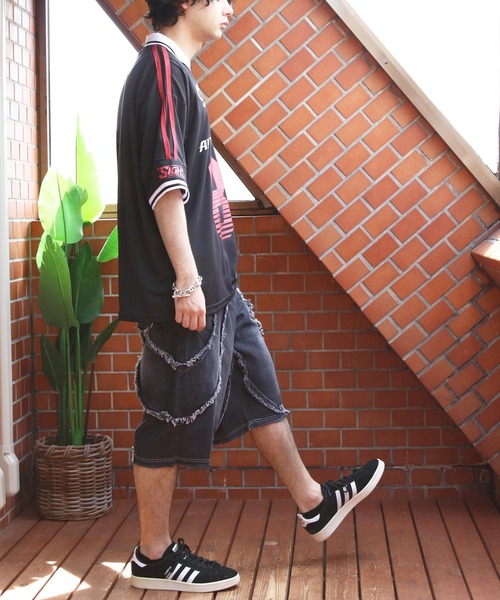 ８(eight)（エイト）の「スポーツデザインサッカーTシャツ（Tシャツ/カットソー・メンズ・ホワイト系その他/ブラック×レッド/レッド系その他/ネイビー系・MEDIUM/LARGE）」の15枚目の写真