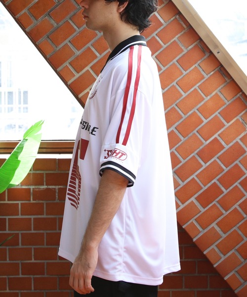 ８(eight)（エイト）の「スポーツデザインサッカーTシャツ（Tシャツ/カットソー・メンズ・ホワイト系その他/ブラック×レッド/レッド系その他/ネイビー系・MEDIUM/LARGE）」の16枚目の写真