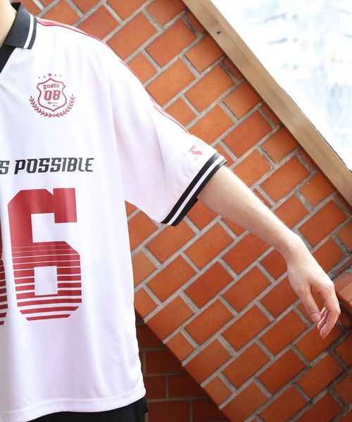 ８(eight)（エイト）の「スポーツデザインサッカーTシャツ（Tシャツ/カットソー・メンズ・ホワイト系その他/ブラック×レッド/レッド系その他/ネイビー系・MEDIUM/LARGE）」の22枚目の写真