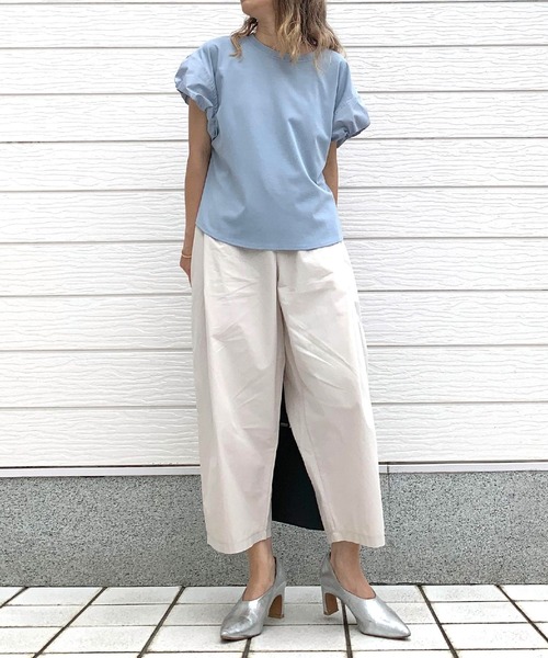 コリーナ サマーウール サイドタックパンツ セール】サイドタックパンツ（スラックス）｜Q（キュー）の