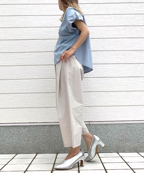 【Kiki】90’s LANDS’END 2タックスラックス usa製 LANDS'END - 90s USA製 LANDS' END ランズエンド 2タックウール