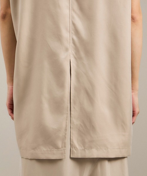 SALON adam et rope'（サロン アダム エ ロペ）の「キュプラツイルジレブラウス［セットアップ対応］（ベスト・レディース・ブラウン/ベージュ・FREE）」の20枚目の写真