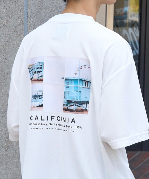 MAISON CLUB(メゾンクラブ)の「【MAISON CLUB】Over Size Dry Tee CITY SERIES ~CALIFORNIA~ / カルフォルニア プリントロゴ(Tシャツ/カットソー・メンズ・ブラック/ホワイト・M/L)」の14枚目の写真
