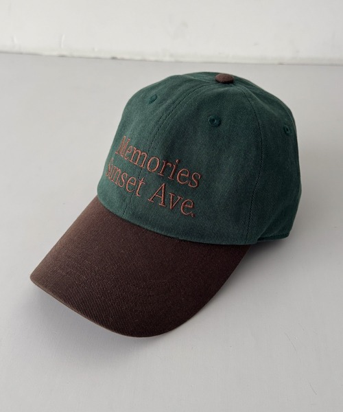 CANAL JEAN（キャナルジーン）の「Lakey Park　Memories ロゴCAP（キャップ・レディース・グリーン・ONE SIZE）」の2枚目の写真