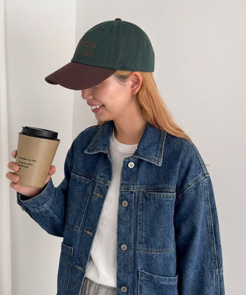 CANAL JEAN（キャナルジーン）の「Lakey Park　Memories ロゴCAP（キャップ・レディース・グリーン・ONE SIZE）」の8枚目の写真