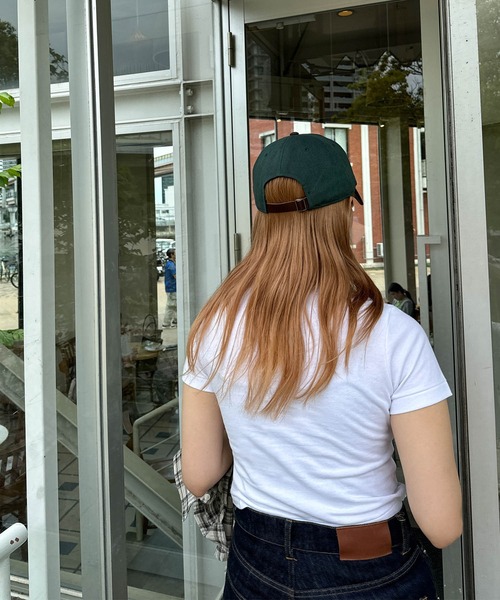 CANAL JEAN(キャナルジーン)の「Lakey Park Memories ロゴCAP(キャップ・レディース・グリーン/アイボリー・ONE SIZE)」の8枚目の写真