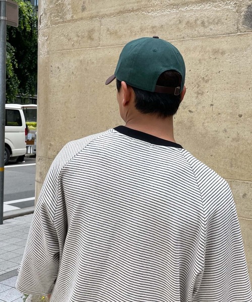 CANAL JEAN(キャナルジーン)の「Lakey Park Memories ロゴCAP(キャップ・レディース・グリーン/アイボリー・ONE SIZE)」の12枚目の写真
