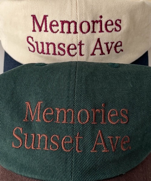 CANAL JEAN(キャナルジーン)の「Lakey Park Memories ロゴCAP(キャップ・レディース・グリーン/アイボリー・ONE SIZE)」の6枚目の写真