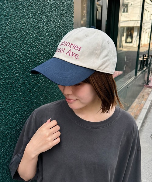 CANAL JEAN(キャナルジーン)の「Lakey Park Memories ロゴCAP(キャップ・レディース・グリーン/アイボリー・ONE SIZE)」の15枚目の写真