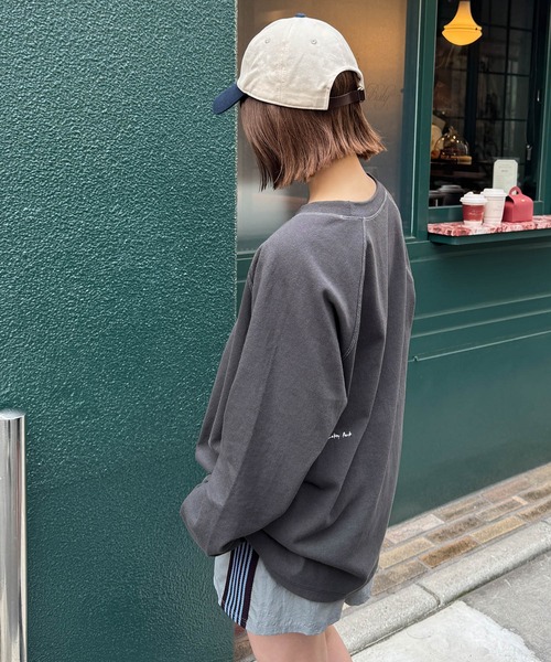 CANAL JEAN（キャナルジーン）の「Lakey Park　Memories ロゴCAP（キャップ・レディース・グリーン/アイボリー・ONE SIZE）」の13枚目の写真