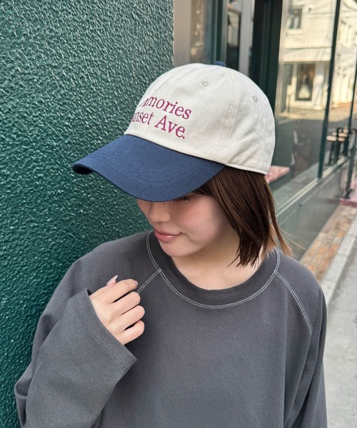 CANAL JEAN（キャナルジーン）の「Lakey Park　Memories ロゴCAP（キャップ・レディース・グリーン/アイボリー・ONE SIZE）」の14枚目の写真