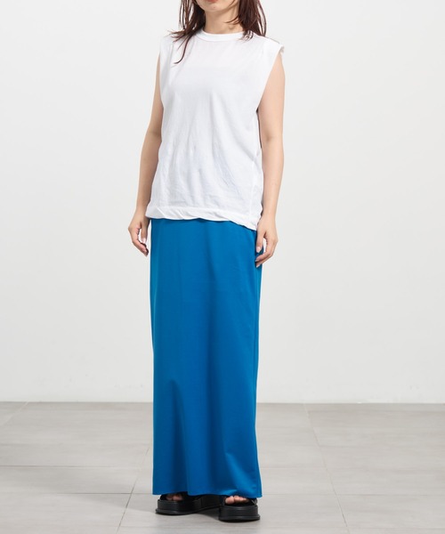 KANEMASA PHIL.（カネマサフィル）の「【KANEMASA PHIL./カネマサフィル】別注 46G Skirt/タイトロングスカート（スカート・レディース・イエロー/ブラウン/ブラック/ブルー・SMALL/MEDIUM）」の19枚目の写真