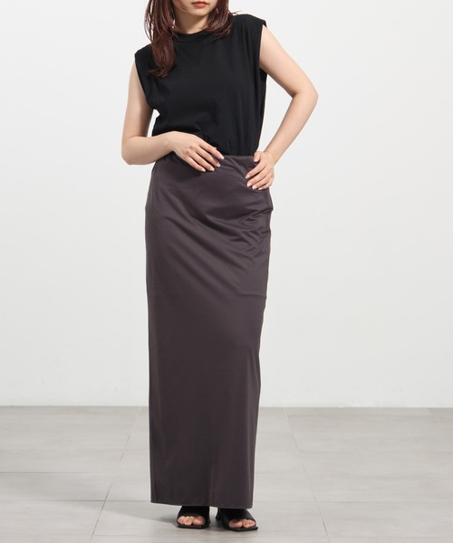 KANEMASA PHIL.（カネマサフィル）の「【KANEMASA PHIL./カネマサフィル】別注 46G Skirt/タイトロングスカート（スカート・レディース・イエロー/ブラウン/ブラック/ブルー・SMALL/MEDIUM）」の10枚目の写真