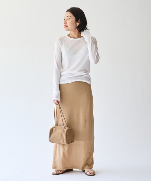 コットンシアープルオーバー（Tシャツ/カットソー）｜EMILY WEEK